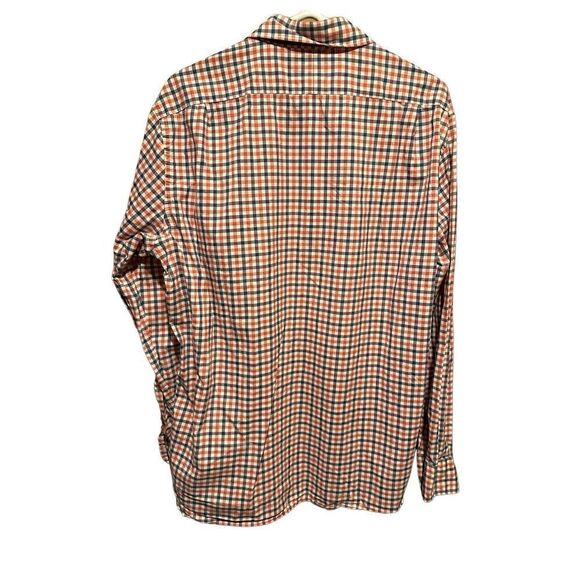 J.CREW Ludlow Fit Men's Button up Shirt Red White Blue Plaid 2ply Cotton Size XL - Picture 2 of 9